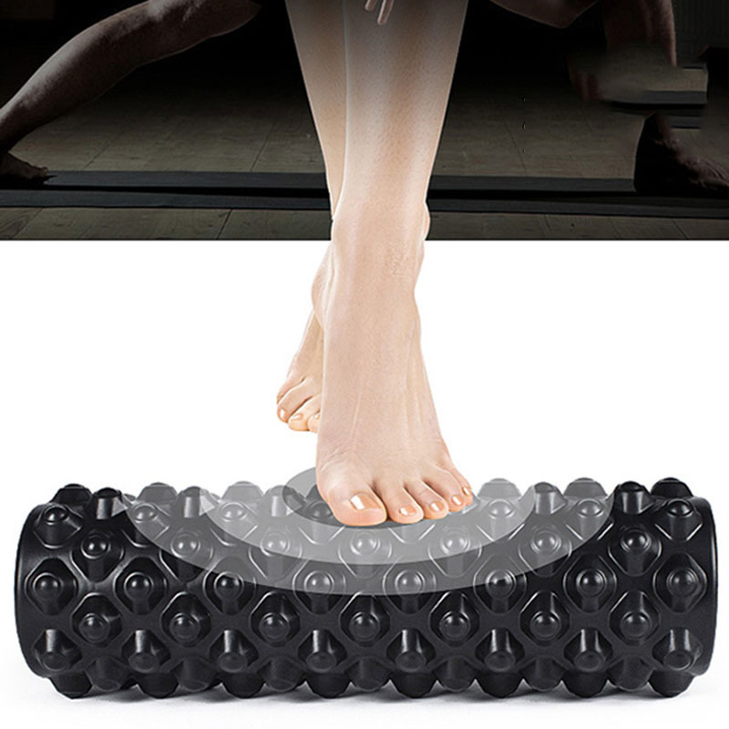 1Pc 45cm Textured Foam Roller  - Yoga Fitness Massage recension och pris