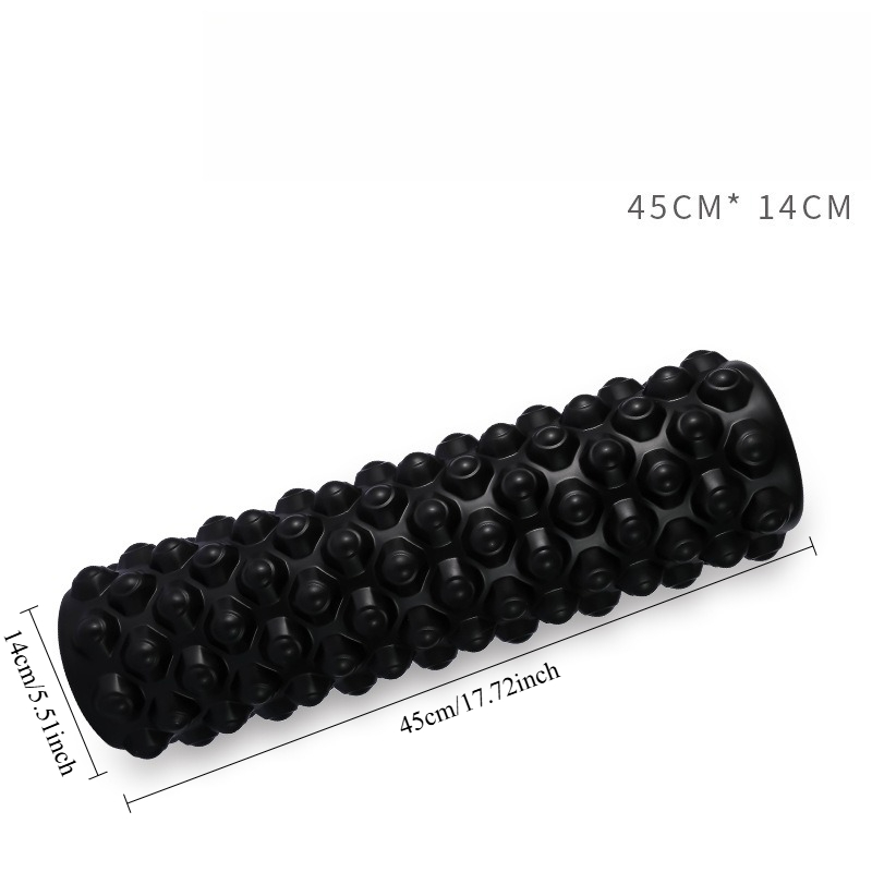 1Pc 45cm Textured Foam Roller  - Yoga Fitness Massage recension och pris