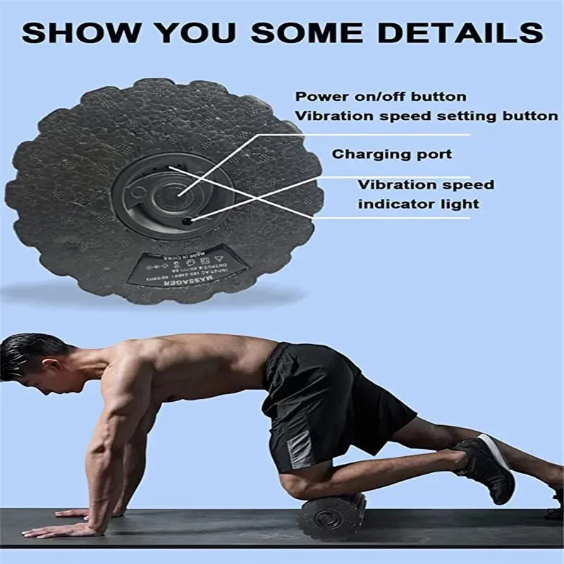 4-Speed Vibrating Electric Yog - Yoga Fitness Massage recension och pris