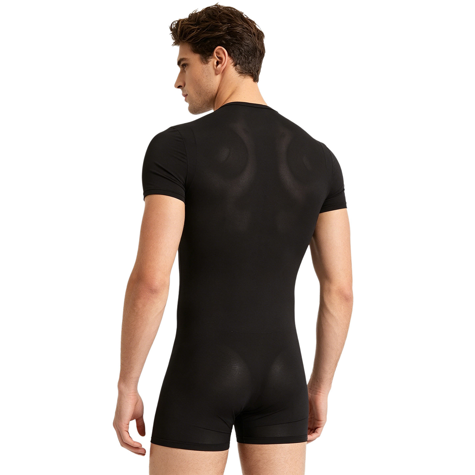 Mens Silky Stretchy Rompers Sh - Yoga Fitness Fit Club recension och pris